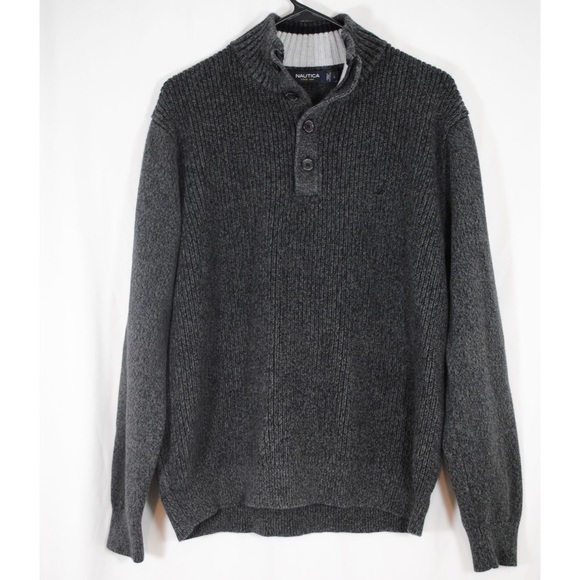 Nautica Other - Nautica Men's Heather Gray Pull Over Sweater L